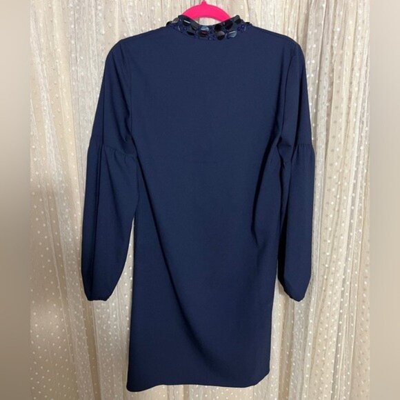 Lilly Pulitzer Navy Blue “Shea” Shift Stretch Dress (NWT) - Picture 4 of 4